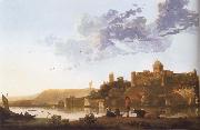 Aelbert Cuyp View of the Valkhof at Nijmegen painting